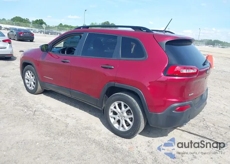 2016 Jeep Cherokee Sport из США, поврежденный, VIN 1C4PJLAB8GW264586